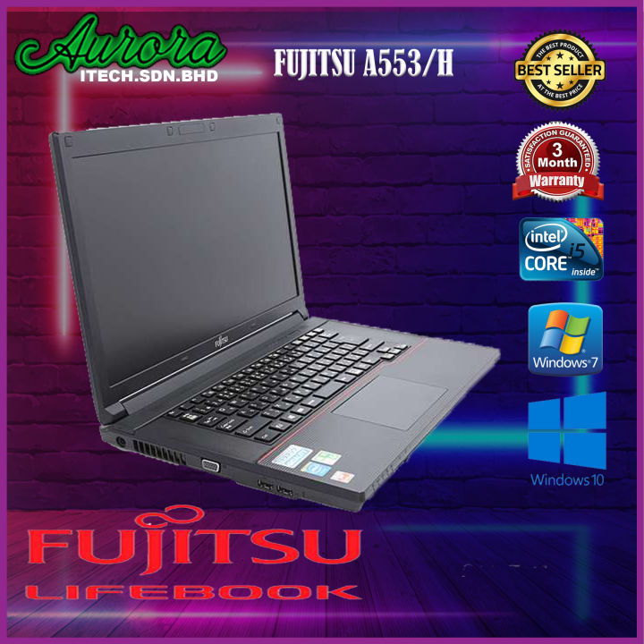 ノートパソコン 本体 FUJITSU A553/H Windows10 SSD