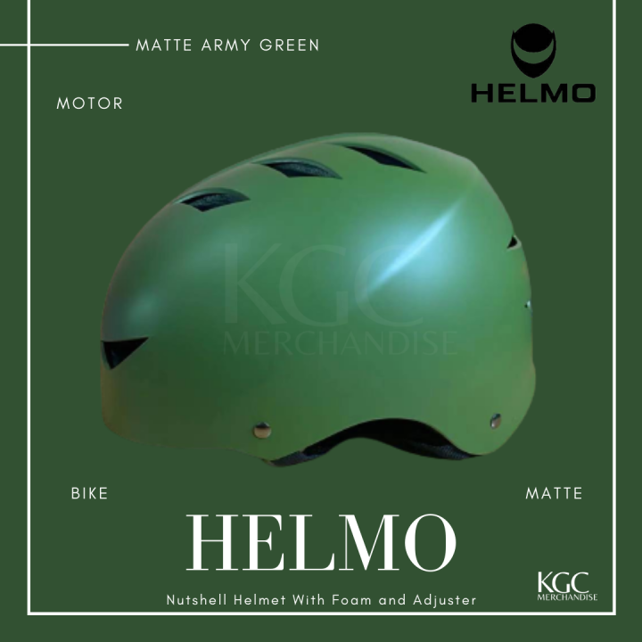 [KGC] Motorcycle Helmet With Foam HELMO 105 Half Face Hard Shell