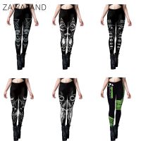 【CW】 Printing Leggings Steampunk Tights Pants Gothic