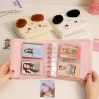 Kawaii A7 Kpop Photocard Binder Collect Book Plush Cartoon Dog Rabbit Idol Photo Card Holder Photocard Album Stationery Supplies