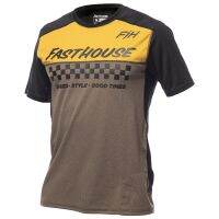 Fasthouse Mesa เสื้อแขนสั้นสำหรับผู้ชาย,เสื้อปั่นจักรยานเสือภูเขาแขนสั้นระบายอากาศได้ดีเสื้อยืดขี่จักรยานมอเตอร์ไซค์วิบากเจอร์ซีย์