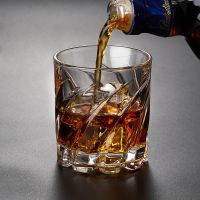 Tumbler Glass Cup Whiskey Glass Cocktail Cup High-end Wine Glasses Champagne Wine Glasses Spinning Gyro Cup Gift for Men