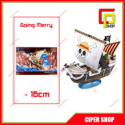 Loại 16cm - Mô hình thuyền Going Merry One Piece Luffy lắp ráp