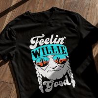 2023 NewWillie Nelson Anniversary Christmas Cotton Black Unisex S 5XL T Shirt