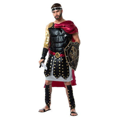ชายชุดนักรบโรมันชุดฮาโลวีนปาร์ตี้นักรบสำหรับผู้ใหญ่