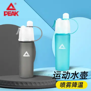 spray Cup] Summer Outdoor Sports Large Capacity Water Bottle For Both Women  And Men, Plastic Direct Drinking Cup Spray Bottle