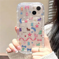 Cute Soft Clear Case Compatible for IPhone 14 12 13 11 Pro Max 6 6S 7 8 Plus X XS XR Clear Casing Transparent TPU Silicone Soft Phone Shockproof Cover