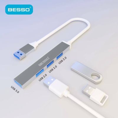 BESSO HUB ฮับ MINI ADAPTER  USB TO USB3.0 / TYPE-C TO USB