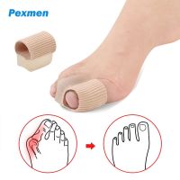 ☜❧ Pexmen Soft Gel Bunion Corrector Toe Separator Spacer for Overlapping Toe Hallux Valgus Pain Relief Foot Care Protector