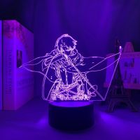 Led Attack on 3d Lamp Levi Ackerman light for Bedroom Decoration Kids