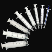 【YY】5 pcs 1ml,2.5ml,3ml,5ml,10ml,20ml,30ml,50ml Measuring Plastic Syring Reusable Hydroponics Nutrient Measuring