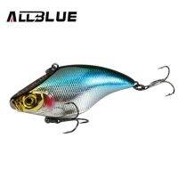 VIBRATION-X ALLBLUE VIB เหยื่อตกปลาไม่มีปาก Crankbait แบบจมเหยื่อแบบแข็งปลอมอุปกรณ์หอกตกปลากะพงในฤดูหนาวที่ลึกทั้งหมด