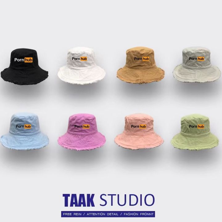 cw-2023new-pornhub-bob-hats-men-cotton-outdoor-reversible-caps-hat-boy-chapeau-panama-wholesale