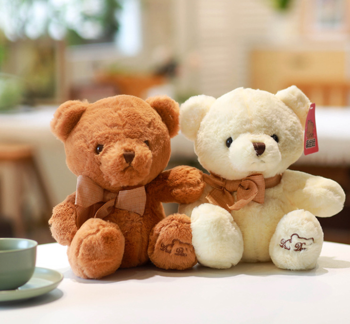 ตุ๊กตาหมี-teddy-bear-ตุ๊กตาวาเลนไทน์-ตุ๊กตาตัวเล็ก-ตุ๊กตหมีนั่ง-มี-3แบบให้เลือกพร้อมส่งจากไทย