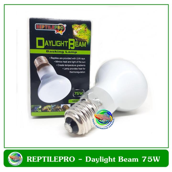 หลอดไฟให้ความร้อนสำหรับสัตว์เลื้อยคลาน REPTILEPRO DAYLIGHT BEAM BASKING LAMP 75W