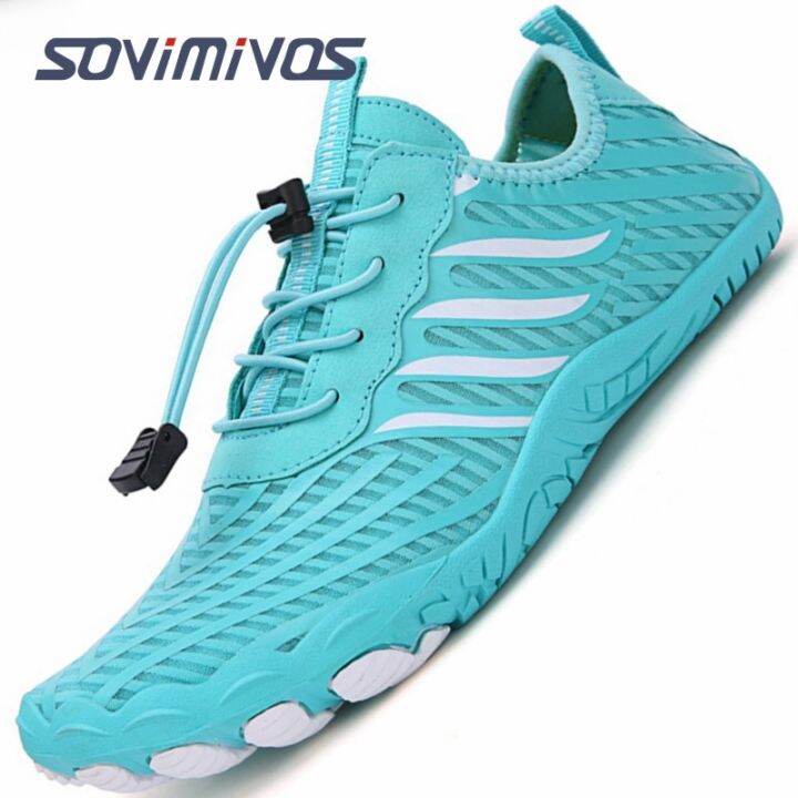 Athletic Hiking Water Shoes Mens Womens Barefoot Aqua Swim Walking Shoes Barefoot Sandals White