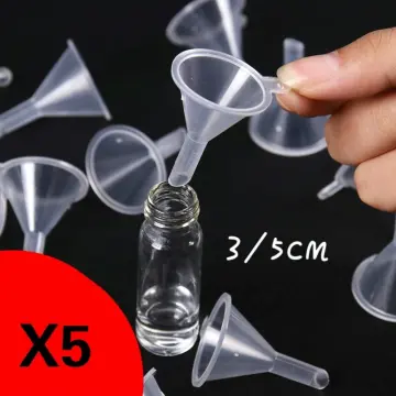 10pcs Metal Small Funnel Mini Aluminum Alloy Funnel For Filling Bottles And