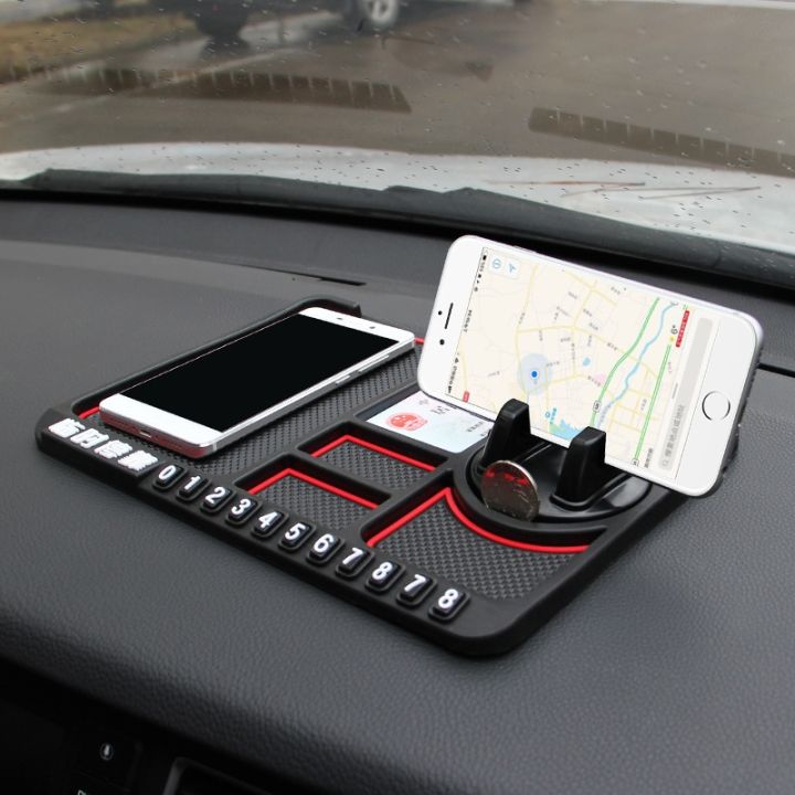 car-multi-functional-anti-slip-mat-auto-phone-holder-non-slip-sticky-anti-slide-dash-silicone-dashboard-car-pad-assecories-new