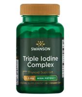 Swanson, Triple Iodine Complex, High Potency, 12.5 mg, 60 Veggie