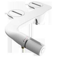 【LZ】┋✜◐  Ultra Slim Toilet Seat Anexo Bidé Anexo Bocal Duplo Pressão de Água Ajustável Pulverizador Ass Não Elétrico