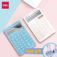 Simple Desktop Calculators 12 Digits Financial Accounting Calculators Dual Power Fashion Calculator Home School Office Supplies Calculators