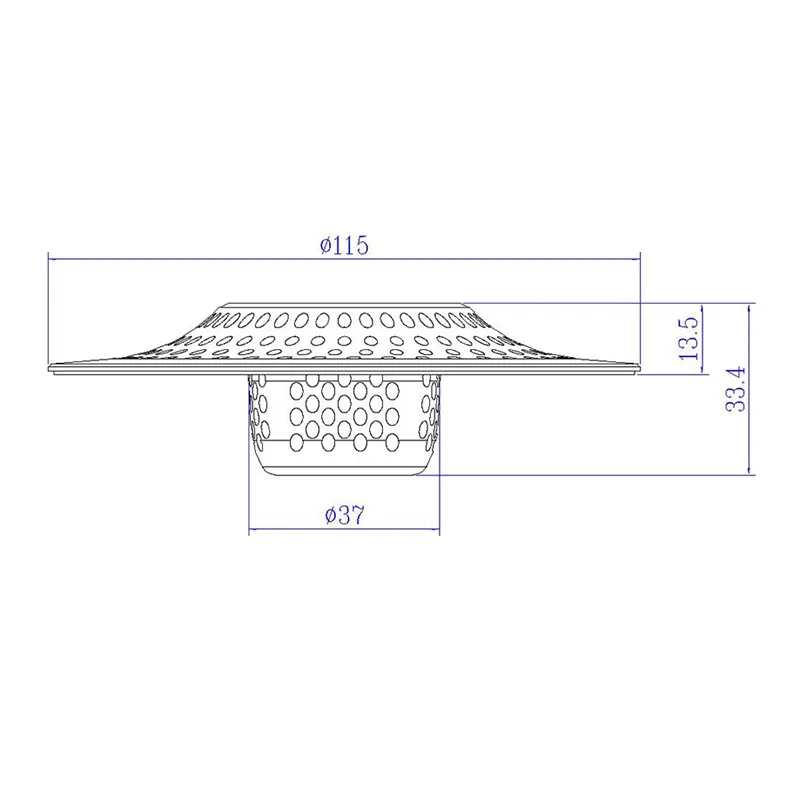 2X Drain Hair Catcher Tub Drain Protector Strainer, Bathtub Shower