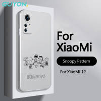 Guyon เคส Xiaomi Redmi 10 9A 9C 9T Note10 10 Pro 11 Pro Note7 8 9 9S Note 10T Pro 5G ดีไซน์ใหม่ลายสนูปี้สีด้านชุบโลหะเงินด้วยไฟฟ้านิ่มสีประกายหิมะสีเงินแบบรวมทุกอย่างป้องกันการตก TPU