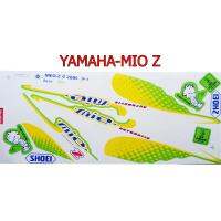 สติ๊กเกอร์ติดรถมอเตอร์ไซด์ สำหรับ YAMAHA -MIO Z ปี2005 สีเขียว รุ่นเครือบเงา