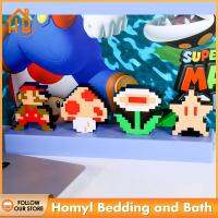 Homyl Super Mario Bros ไอคอน3โหมดแสงโคมไฟหัวเตียงสำหรับเด็กคลับบาร์