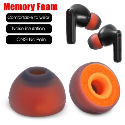 ▤✐ Replacement Memery Foam Eartips For Universal Earphone with 4.5mm Inner Hole Headphone Earbuds Silicone Earplug Caps S M L