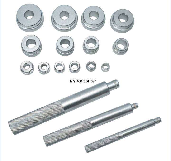 ชุดตอก-ถอดใส่-แหวน-ซีล-บูท-wheel-bearing-bush-race-seal-driver-tool-set-รุ่น-e-ok-at052-สินค้าพร้อมส่ง