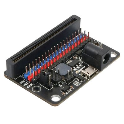 1 PCS for Micro:Bit Expansion Board to 5V Power Supply Io Improvement Board Micro-Bit Adapter Board Black PCB