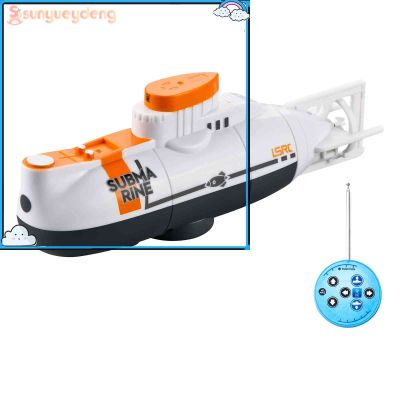 Mini RC Submarine 0.1เมตร/วินาทีความเร็วรีโมทคอนโทรลเรือกันน้ำดำน้ำของเล่นจำลองของขวัญสำหรับเด็กชายหญิง