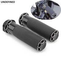 ✒✸ 1 25mm Handlebar Grip Motorcycle Handle Grips Aluminum For Harley Touring Road King Dyna Softail Fatboy VRSC Sportster XL XR