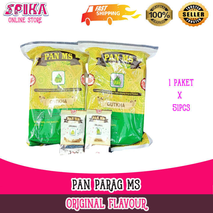 (NEW PACKGING)PAN PARAG GUTKHA Pan Parag Gutkha Packet (51 pcs