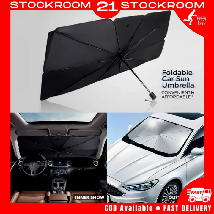 Car Sunshade Foldable Car Umbrella UV Windshield Visors Lazada PH