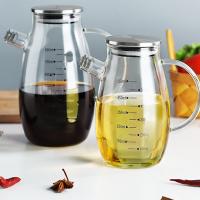 【CC】 Seasoning Bottle Sauce Glass Storage Bottles for and Vinegar Dispenser Accessory