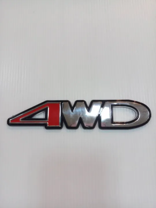 AD.โลโก้ 4WD ตัวชุปโครเมี่ยม