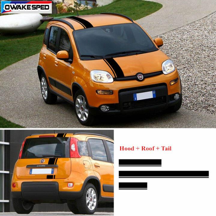 car-hood-roof-tail-decor-stickers-for-fiat-panda-corss-4x4-off-raod-stripes-exterior-auto-body-engine-cover-vinyl-decals