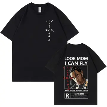 ASTROWORLD Hoodies Streetwear Look Mom I Can Fly Logo Print Hoodie