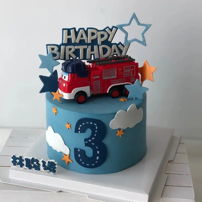 Fire Truck Buttercream Cake - CakeCentral.com