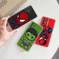 เคสโทรศัพท์ไอรอนแมนของมาร์เวลการ์ตูนน่ารักสำหรับ Samsung A21s A33 5กรัม,A54 A34 A14 A12 A24 A22 A52 A73ซองนุ่มใส A23ความยาว5กรัม