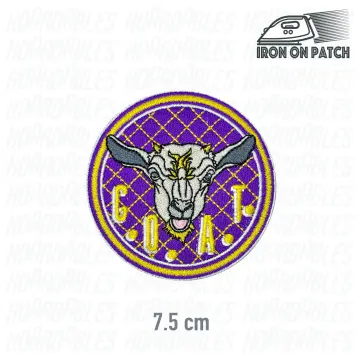  Purple Yellow Mamba Snake #8 Patch Basketball Jersey  Embroidered Iron On : Arts, Crafts & Sewing