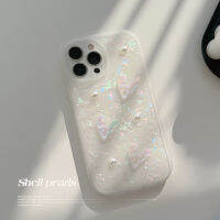 Apple เคสโทรศัพท์มือถือ iPhone 14/13/12/11/X/xs/xr เครื่องประดับ Love มุกสามมิติ13 Pro Max ซิลิโคนเคสโทรศัพท์มือถือ14 Plus เรียบง่ายและสวยงามปลอกนิ่ม12 Mini ล้อมรอบอย่างสมบูรณ์โทรศัพท์มือถือสีทึบป้องกันการตก