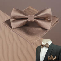 Bowtie Brown Animal Set โบว์ไทด์อัดลายสัตว์สีน้ำตาลทอง (BOWTIE101)