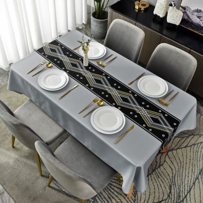 Nordic Modern Minimalist Light Luxury Kitchen Wedding Decoration Coffee Table Tablecloth Oil-proof Tablecloth Mantel Mesa Tapete