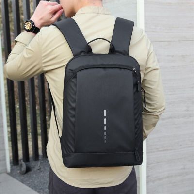 ：“{—— Lawaia Mens Backpack Korean Version Computer Bag Lightweight Water Proof Oxford Cloth Business Casual Backpacks Bags New