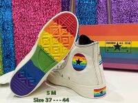รองเท้าหุ้มข้อ Converse Chuck Taylor All-Star Rainbowใส่ยังไงให้ดูโปรสินค้าพร้อมส่ง รุ่นคลาสสิค เหมาะสำหรับผู้หญิงและผู้ชาย Sale50% อุปกรณ์ในกล่องครบเซทแ