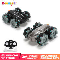 Kmoist RC รถดริฟต์4WD 2.4G รถออฟโรดความเร็วสูงแบบชาร์จไฟได้ ° 360หมุนปีนเขารถแข่งของเล่นไฟ LED ของขวัญวันเกิดสำหรับเด็ก remote control car