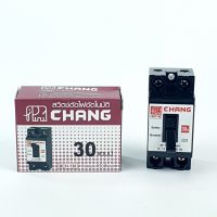 เซฟตี้เบรกเกอร์ ตราช้าง BCH-130 ขนาด 30A สีดำ Safety Breaker CHANG